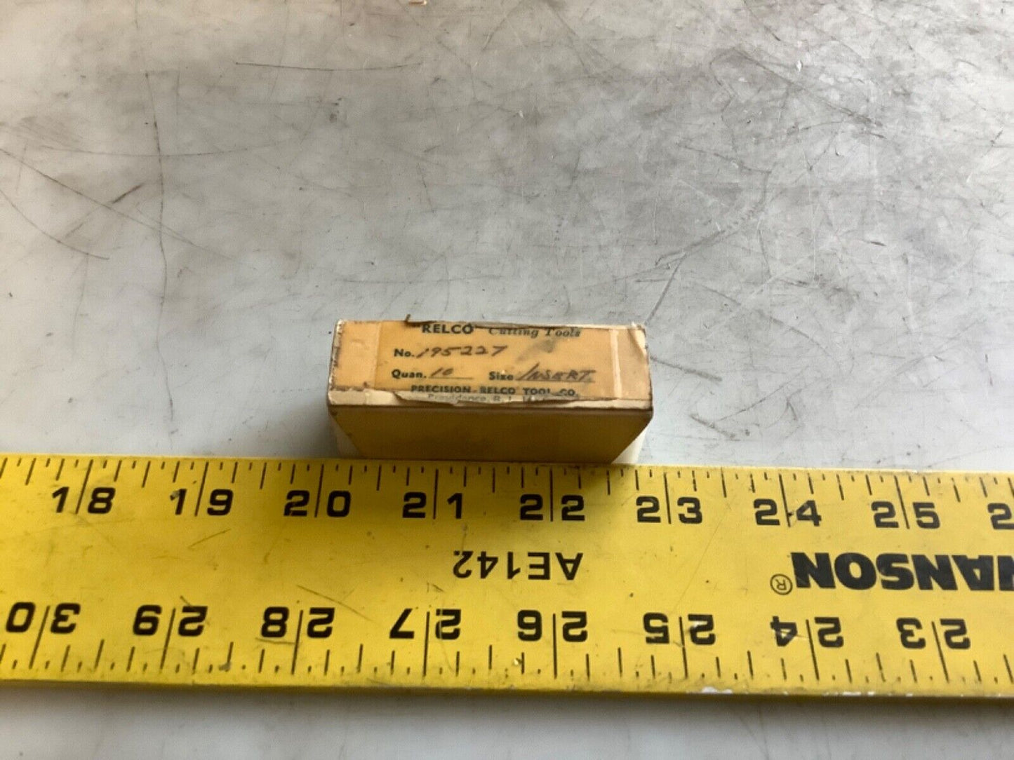 RELCO 195227 INSERT C-2 333 - QTY 7