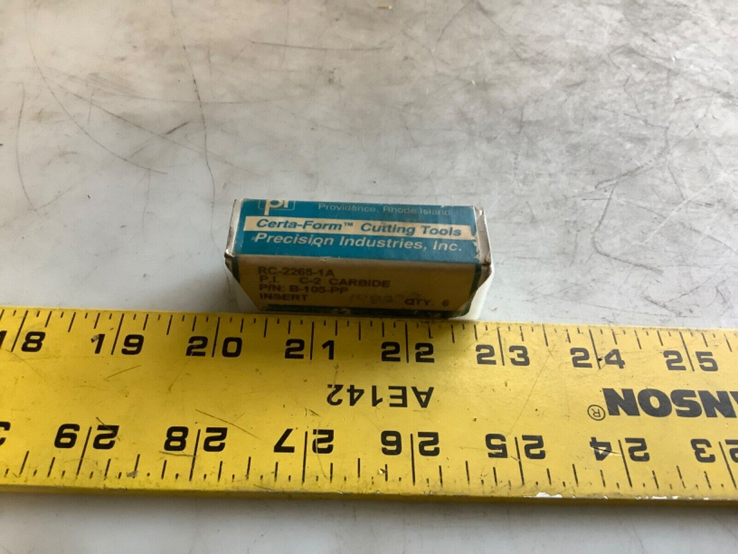 PRECISION INDUSTRIES RC-2265-1A INSERT C-2 333 - QTY 4