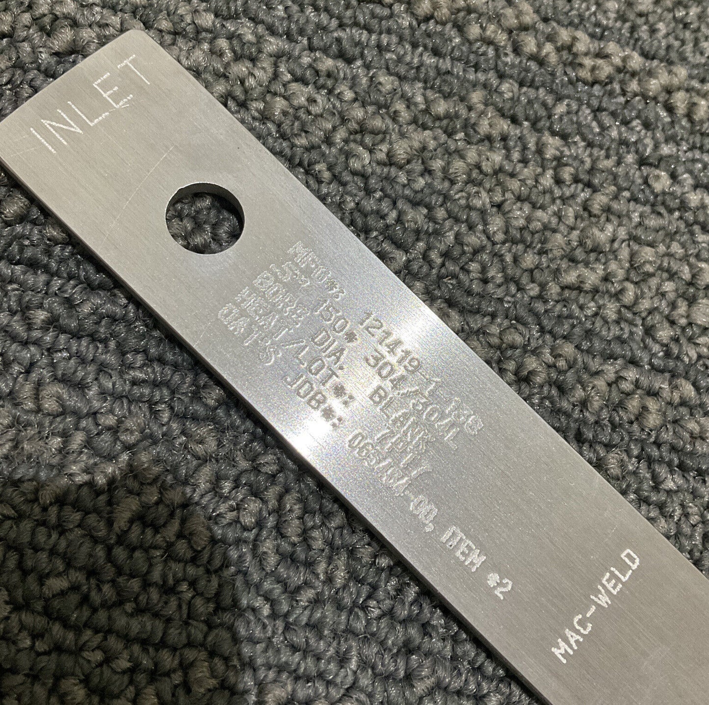MAC-WELD ORIFICE PLATE .5” 121429-1-138