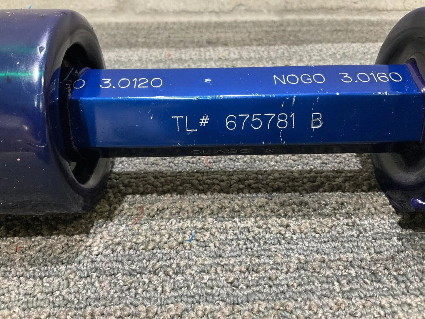 LC GO 3.0120 NOGO 3.0160 CLASS X THREAD GAGE SET 333