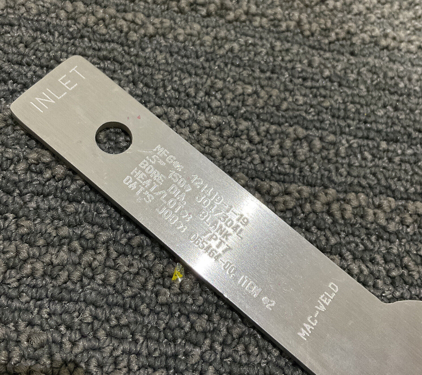 MAC-WELD ORIFICE PLATE .5” 121419-1-19