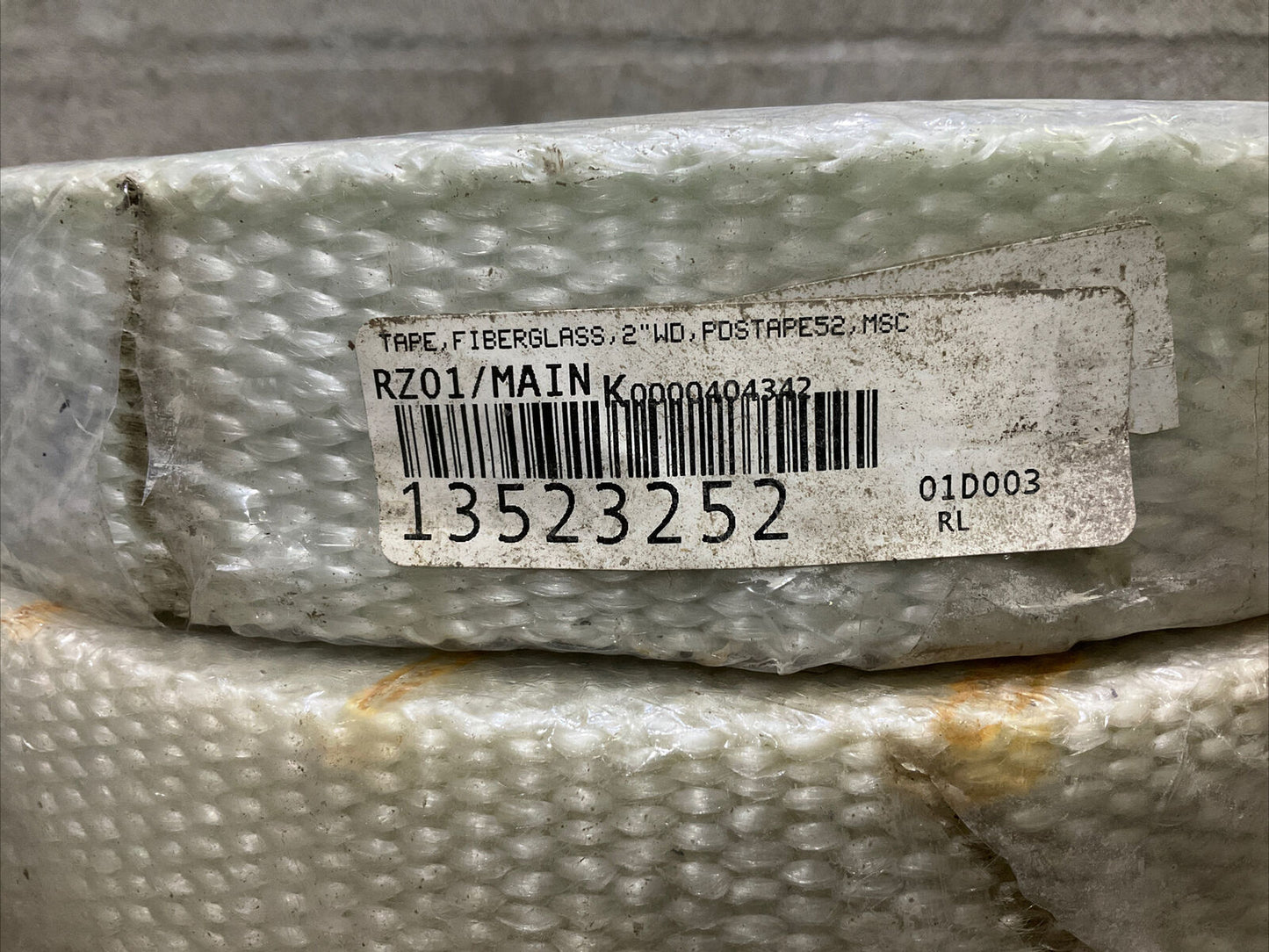 MINERAL SEAL PDSTAPE52 & PDSTAPE53 FIBERGLASS TAPE 2” & 3” 678 LOT OF 2