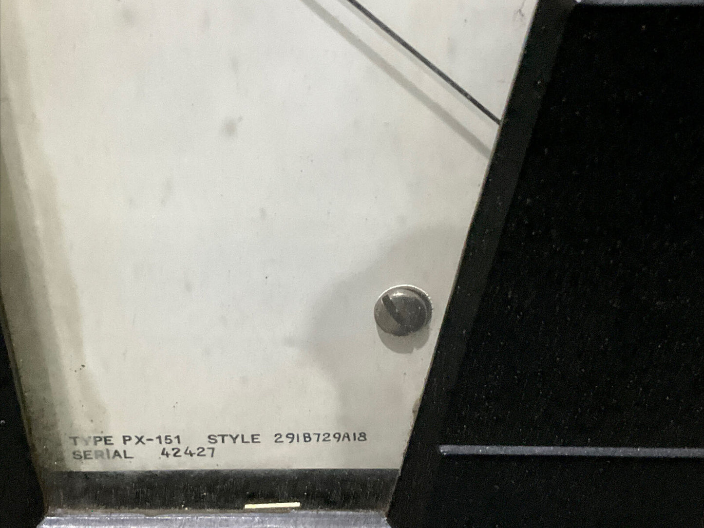 WESTINGHOUSE PX-151 291B729A18 D-C MILLIVOLTS 222