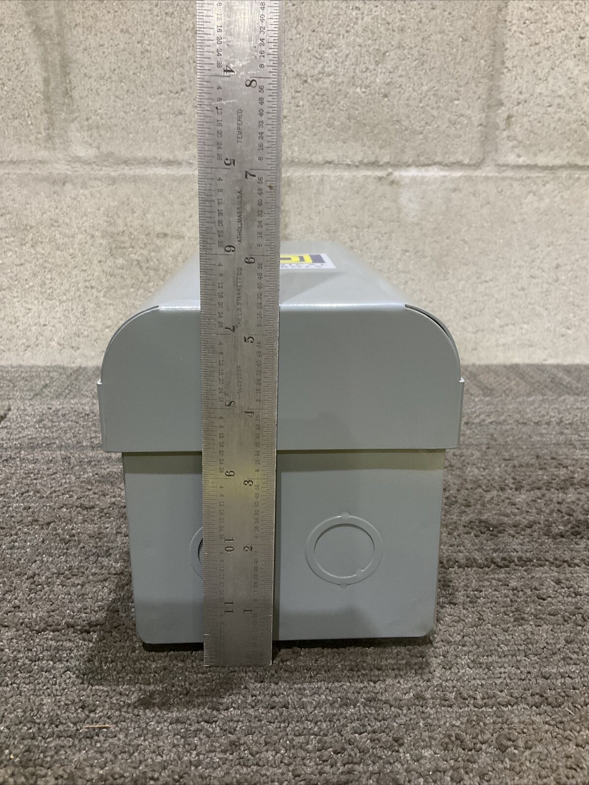 SQUARE D 49746 NEMA 1 ENCLOSURE CLASS 9991 TYPE BCG 444