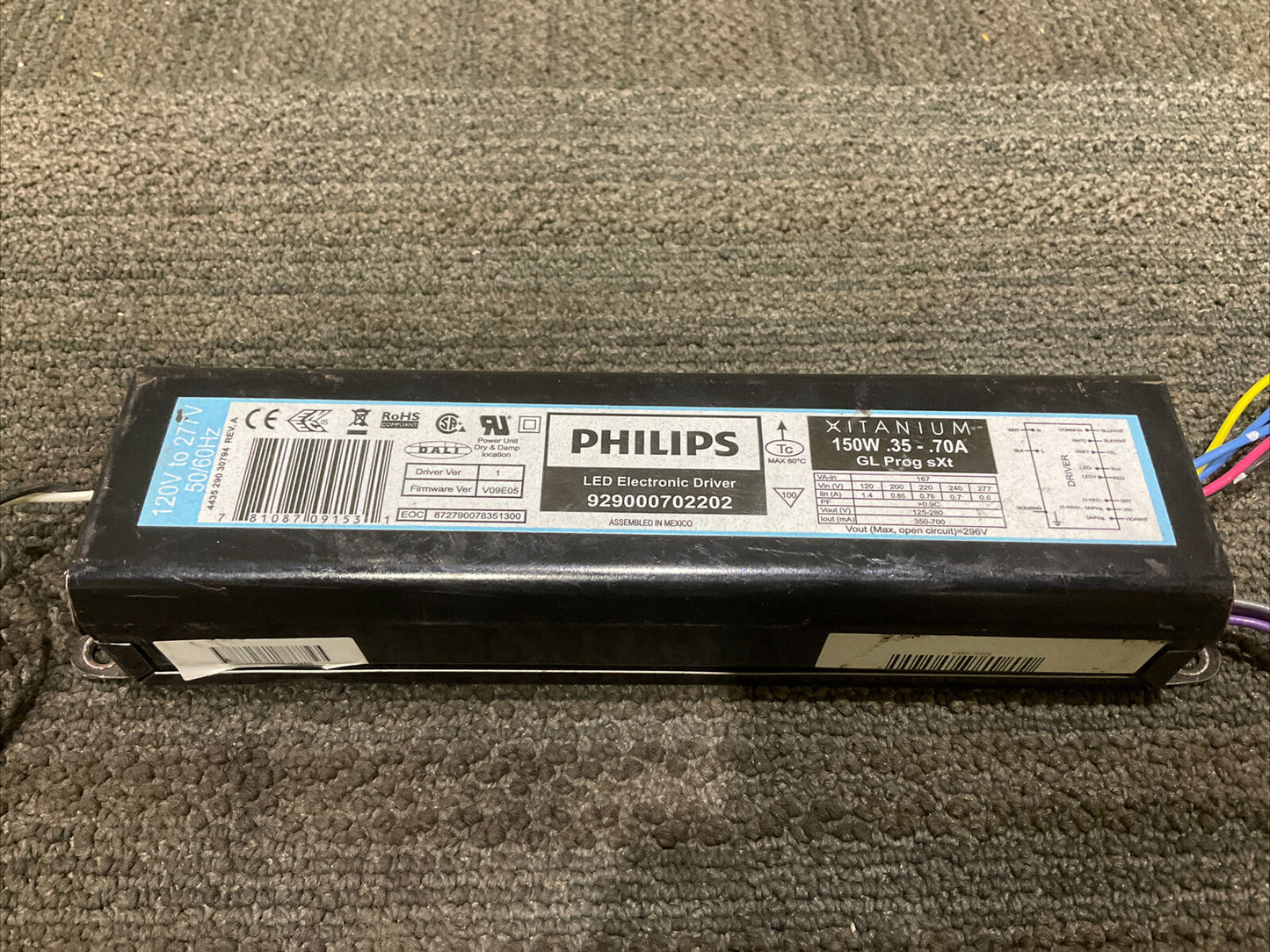 PHILIPS 929000702202 LED ELETRONIC DRIVER 444