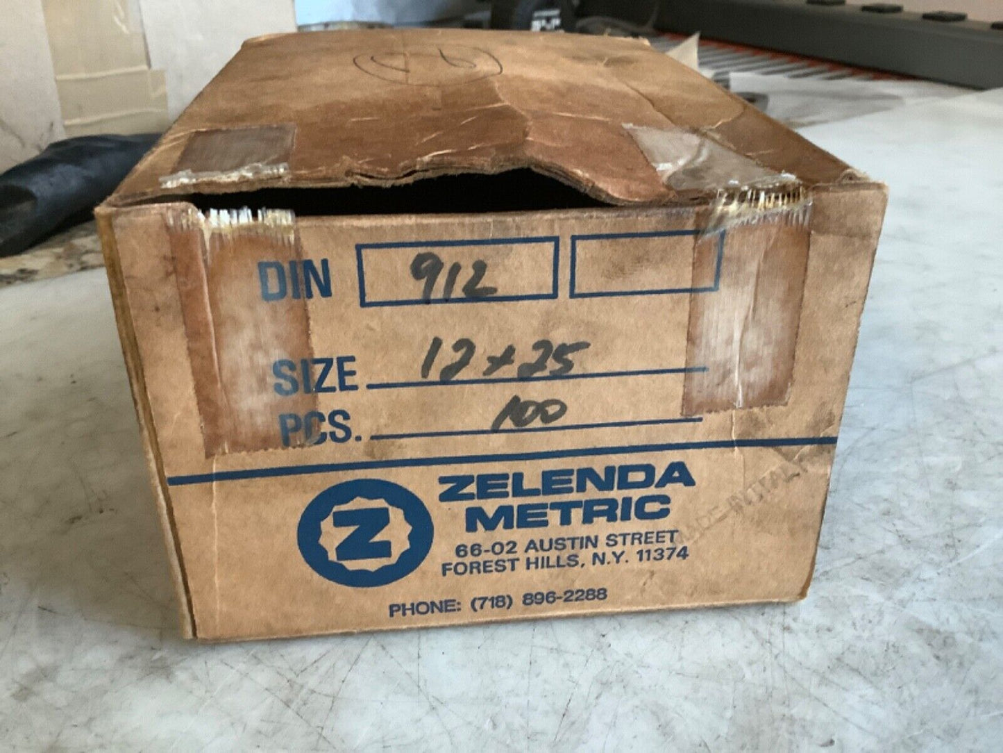 ZELENDA DIN91212X25-12.9 SCREWS 333 - QTY 77