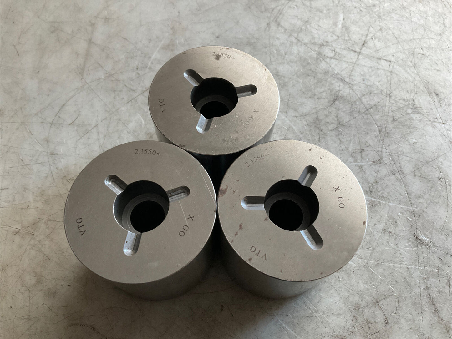 VERMONT GAGE X GO 2.1550+ VTG GAGE 333 LOT OF 3