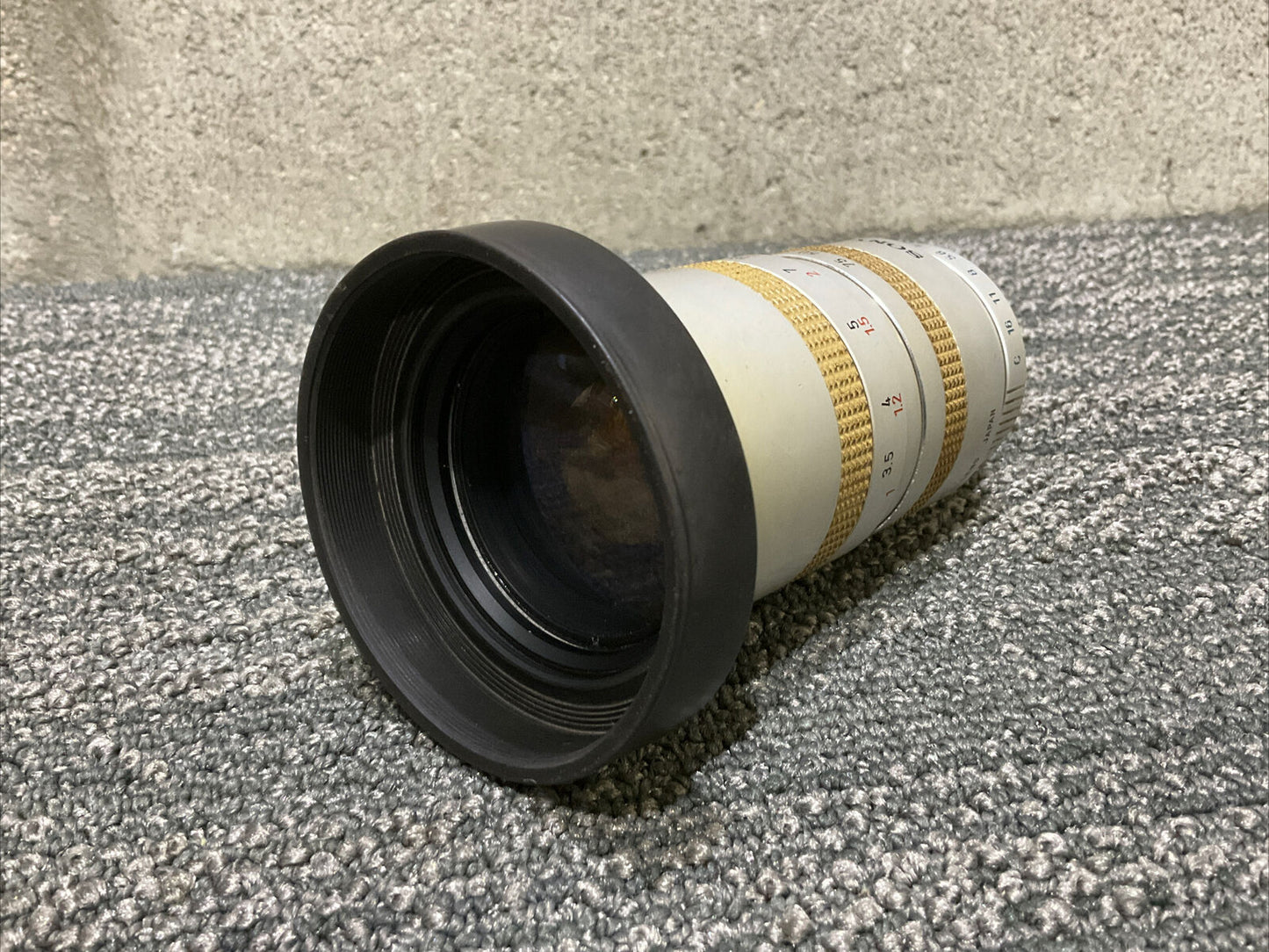 SONY 112189 TV ZOOM LENS 1:18 12.5-75MM WITH LEATHER CASE 222