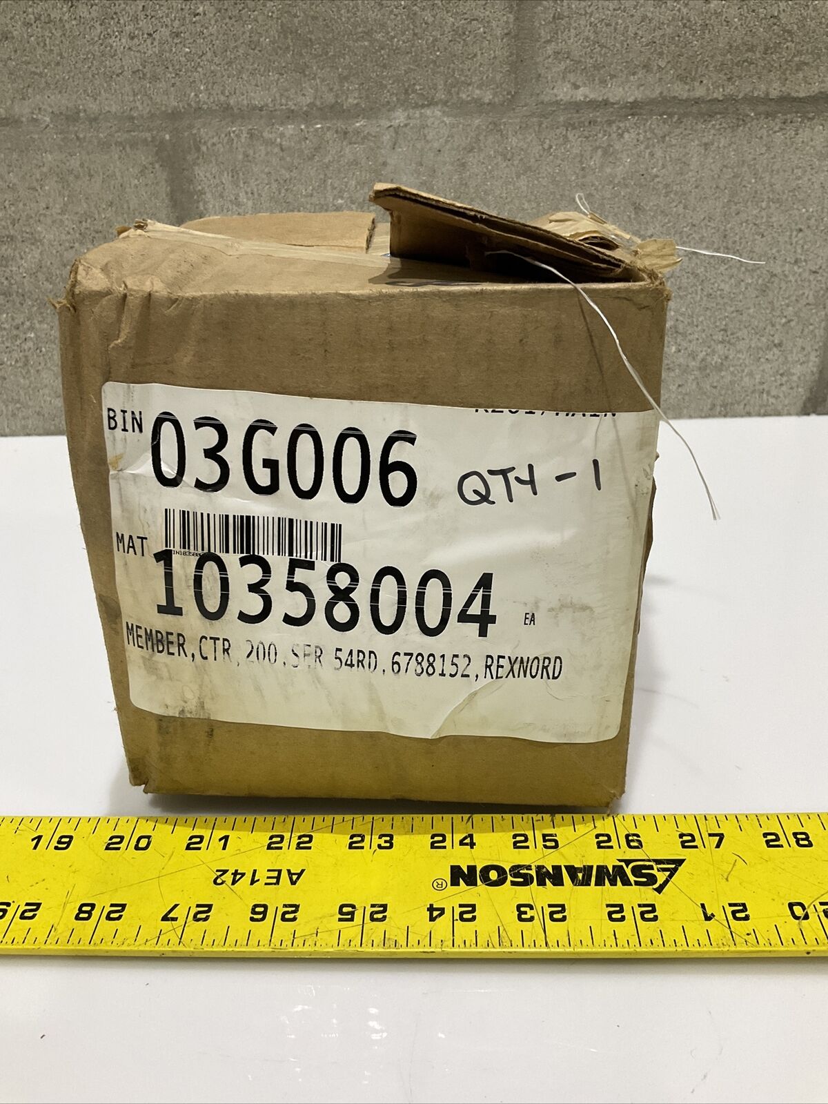 REXNORD 10028198 200.S54RD.CMBRA SD DISC CENTER MEMBER ASSEMBLY 678