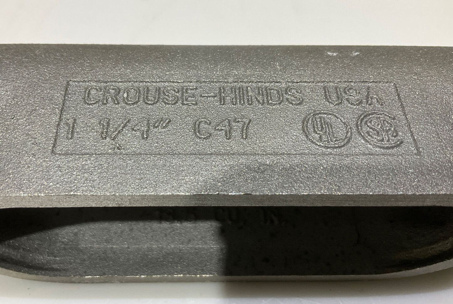 COOPER CROUSE HINDS C47 SA CONDULET CONDUIT OUTLET BODY 1 1/4” 678 LOT OF 2