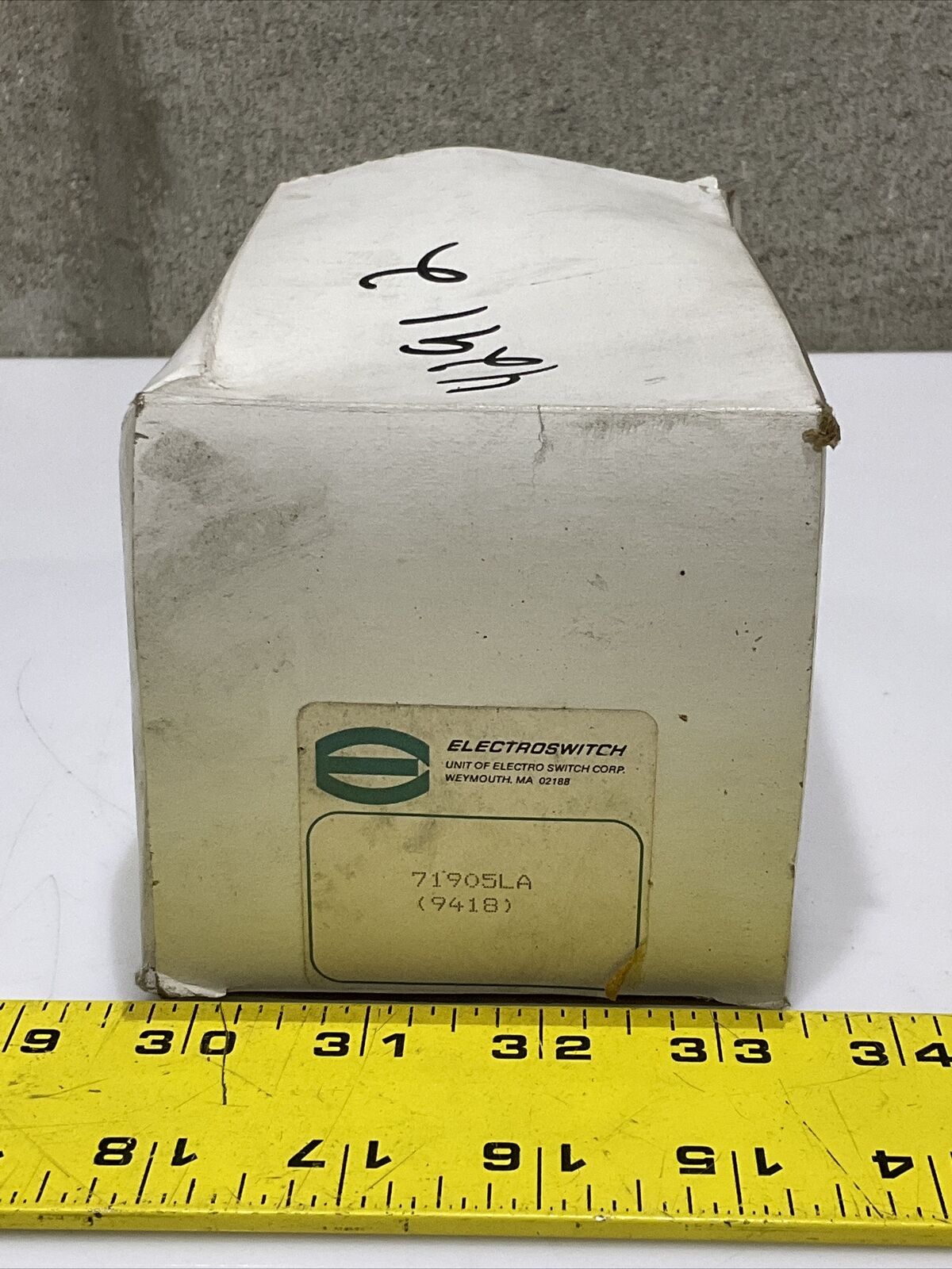 ELECTROSWITCH 71905LA 9739 IGNITOR CONTROL SWITCH SERIES 21 10A 125 VAC 678