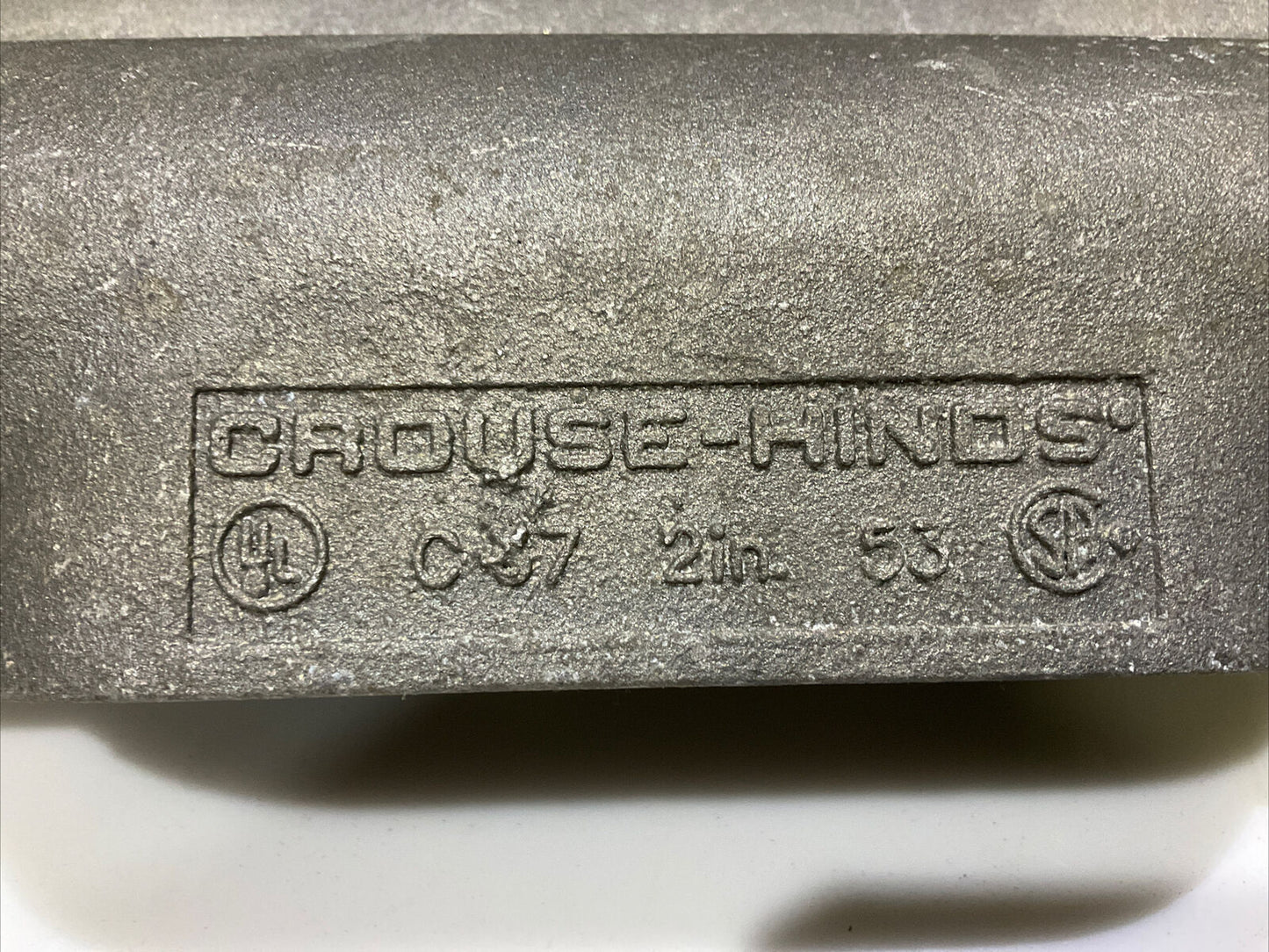 COOPER CROUSE HINDS C67 SA CONDUIT OUTLET BODY FORM 7 2IN 678 LOT OF 6