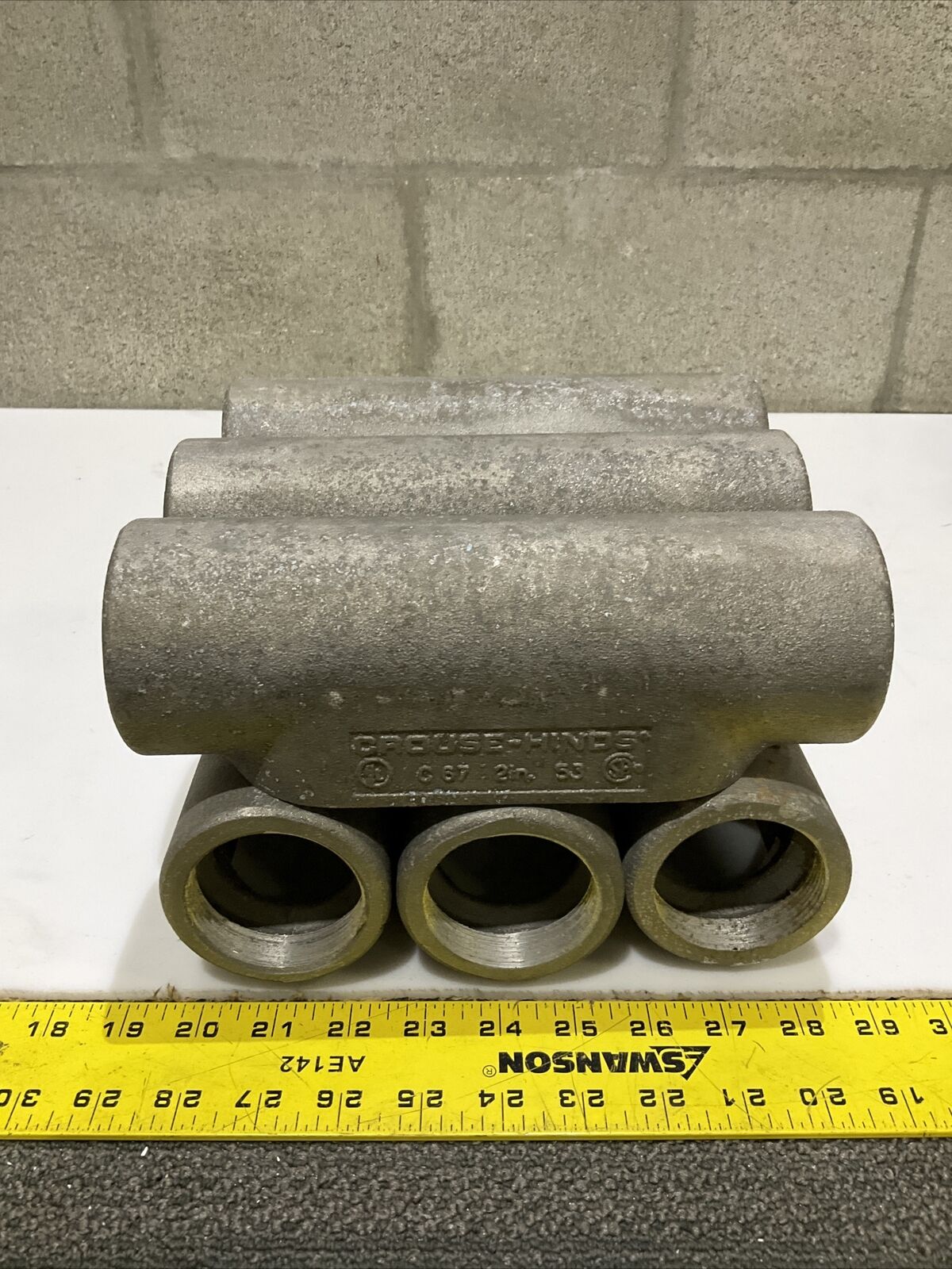 COOPER CROUSE HINDS C67 SA CONDUIT OUTLET BODY FORM 7 2IN 678 LOT OF 6