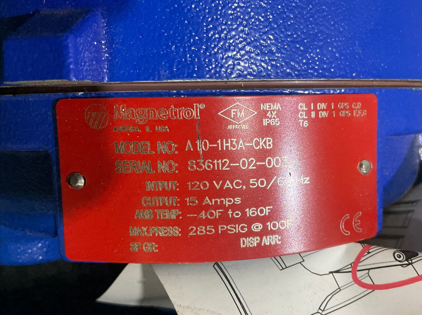 MAGNETROL A10-1H3A-CKB FLANGE LEVEL SWITCH 678