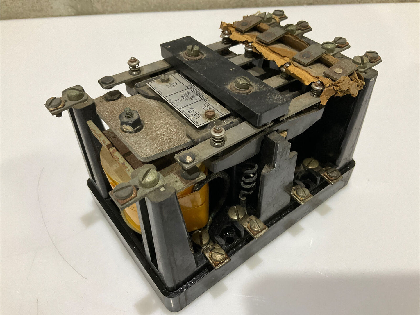WESTINGHOUSE MG-6 1163801 MULTI CONTACT AUXILIARY RELAY 125 V 678