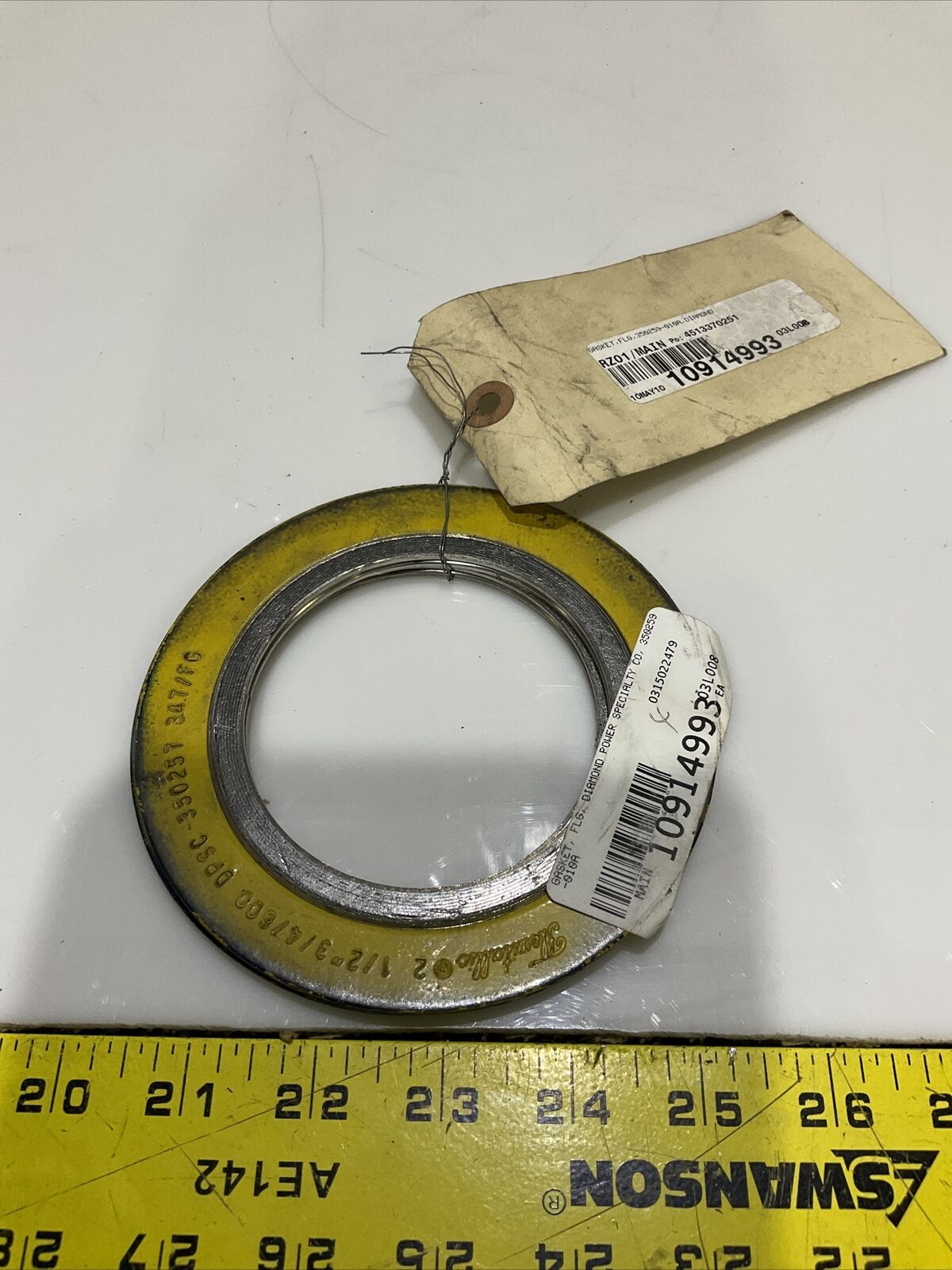 FLEXITALLIC 2 1/2” 3/47600 DPSC 350257 347/FG GASKET 678 LOT OF 2