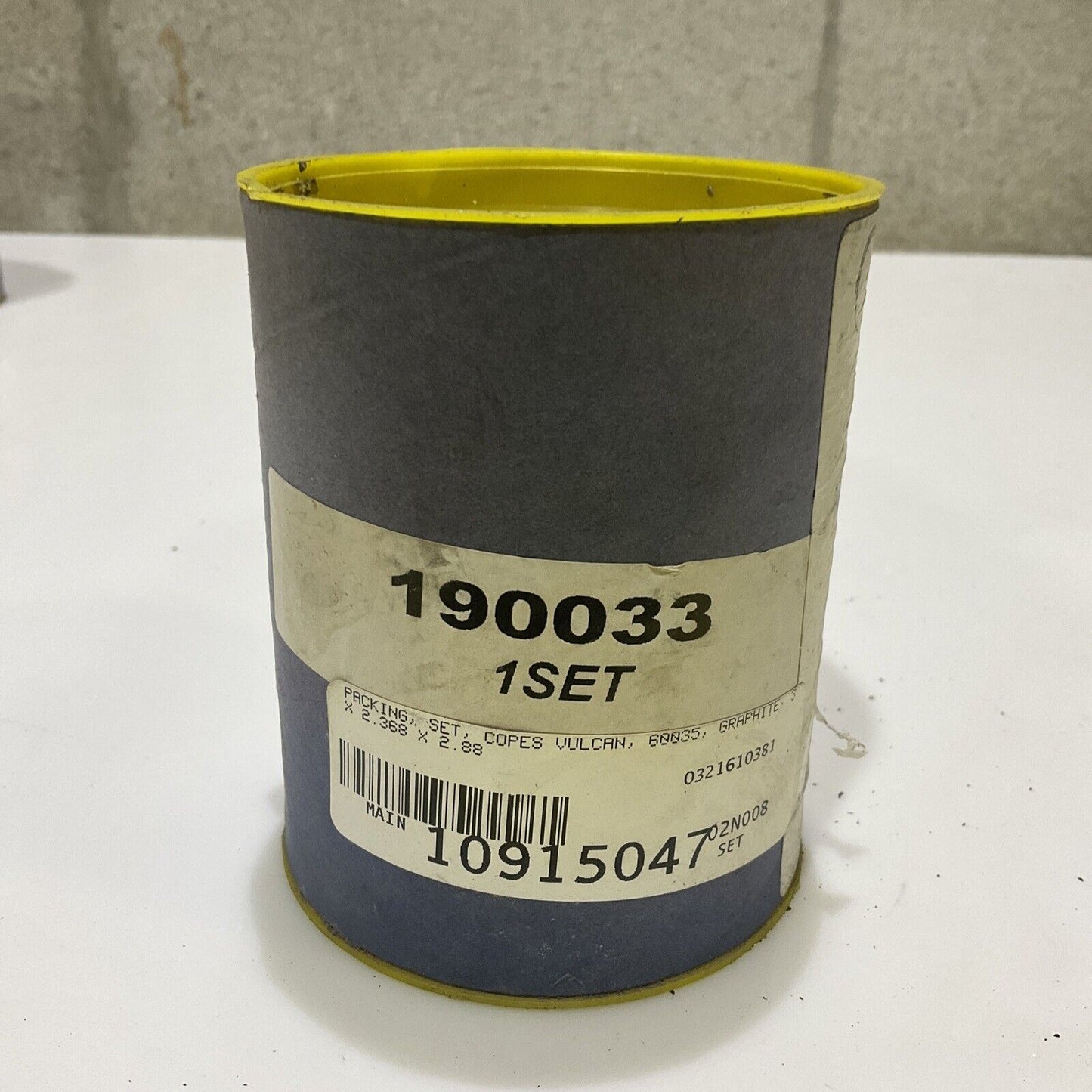 COPES VULCAN 60035 190033 GRAPHITE PACKING SET 3 X 2.368 X 2.88 678 LOT OF 4
