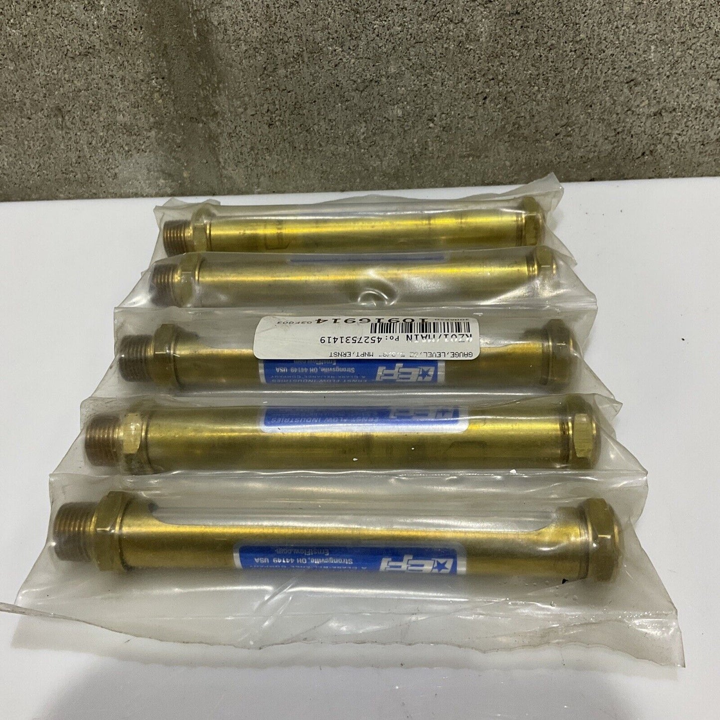 ERNST SZ5 GAUGE LEVEL 3/8 IN 678 LOT OF 5
