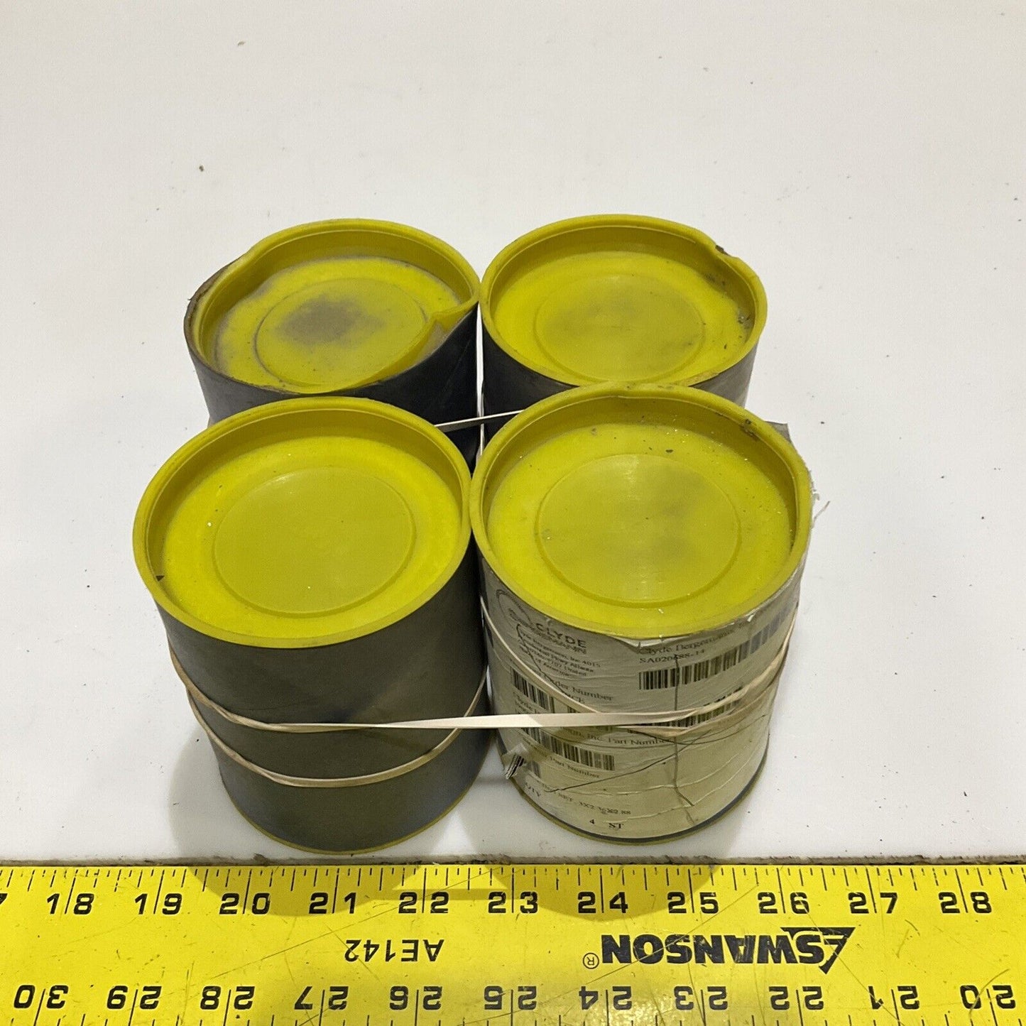 COPES VULCAN 60035 190033 GRAPHITE PACKING SET 3 X 2.368 X 2.88 678 LOT OF 4