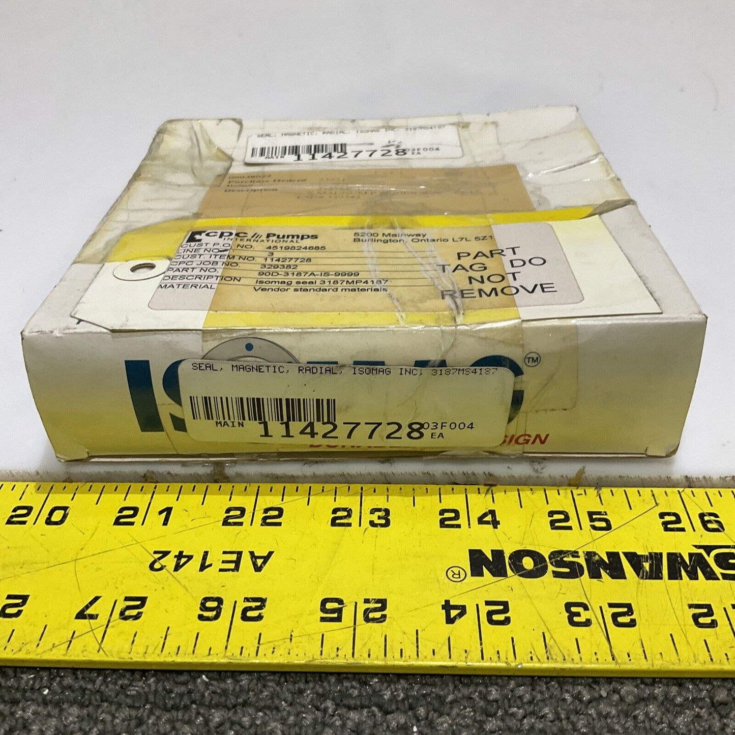 ISOMAG MPS7-3187 XL 3187MP4187 V7 MAGNUM P SERIES SEAL EC19 678