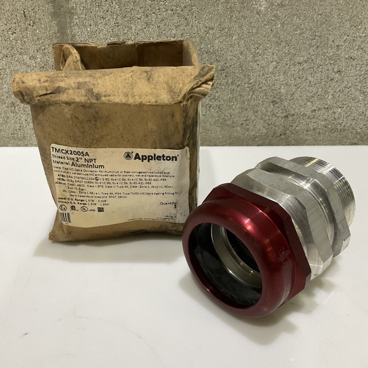 APPLETON TMCX200SA CABLE CONNECTOR 2 IN NPT 678