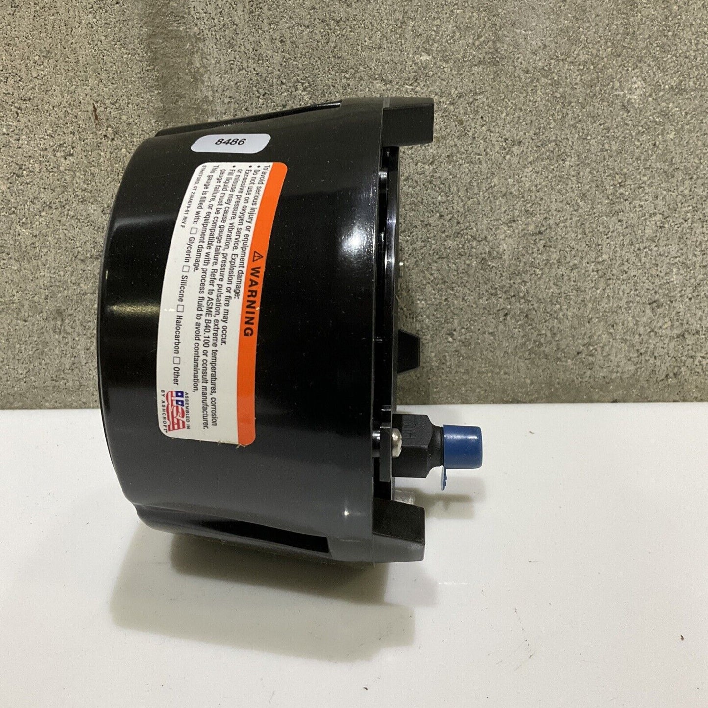 ASHCROFT 45-1279-RS-02B-800 PRESSURE GAUGE 4-1/2IN 316 TUBE 678