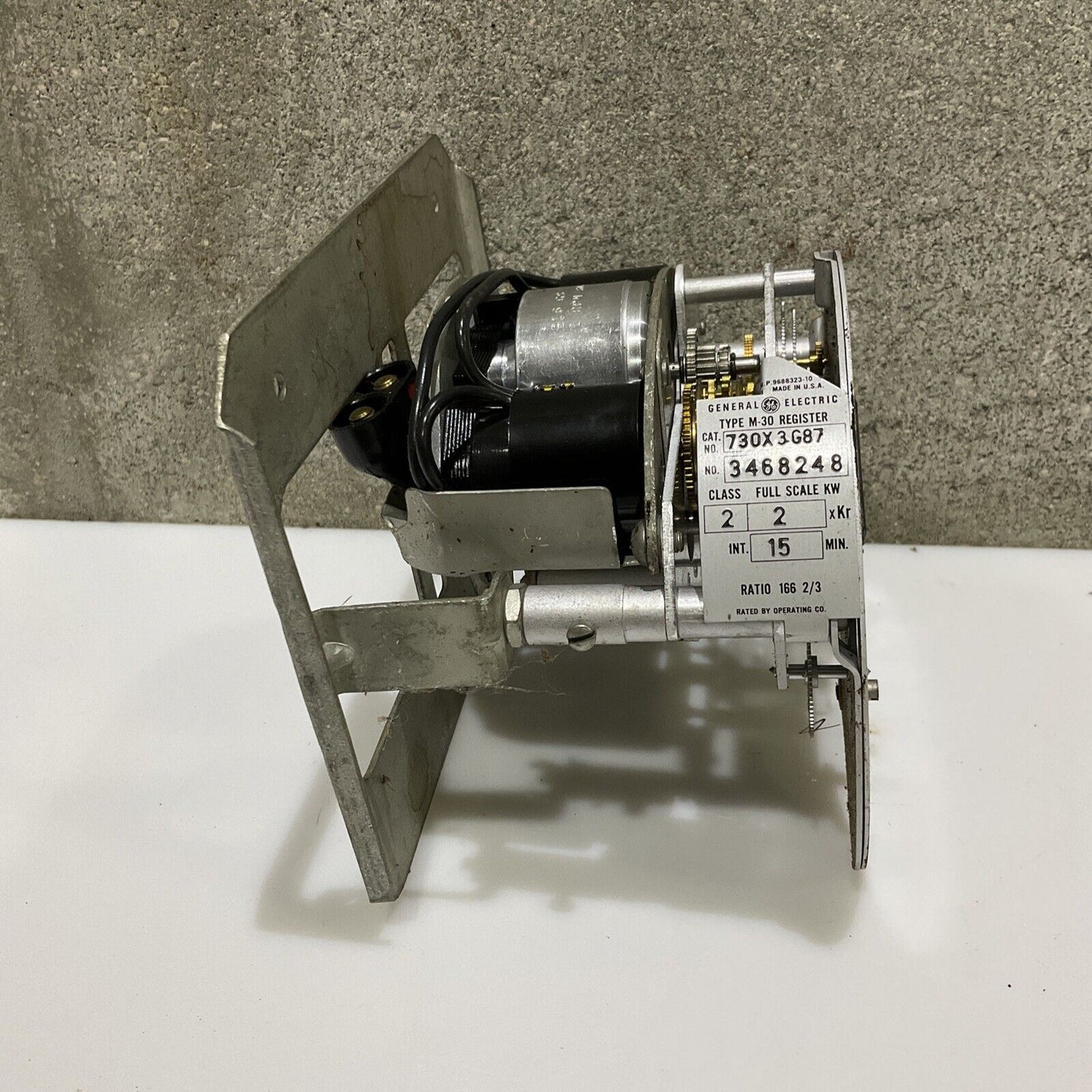 GENERAL ELECTRIC GE 30 730X3G87 DEMAND REGISTER METER 678