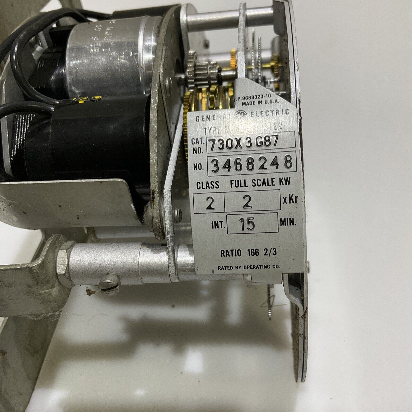 GENERAL ELECTRIC GE 30 730X3G87 DEMAND REGISTER METER 678