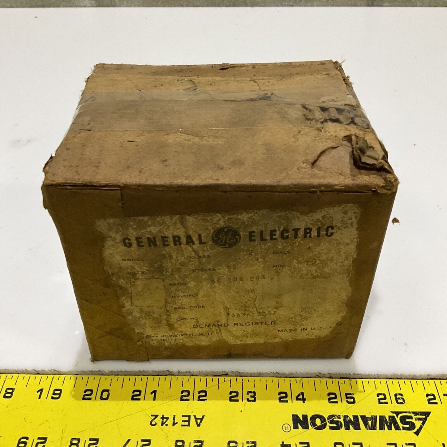 GENERAL ELECTRIC GE 30 730X3G87 DEMAND REGISTER METER 678