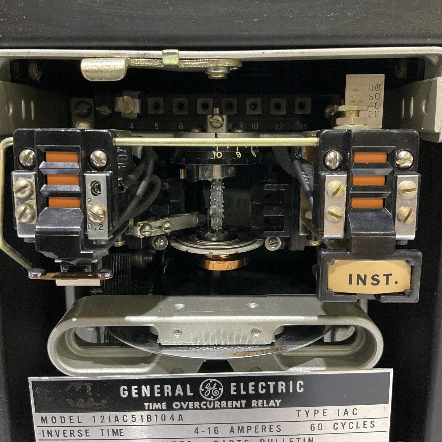GENERAL ELECTRIC GE 12IAC51B104A TIME OVER CURRENT RELAY 678
