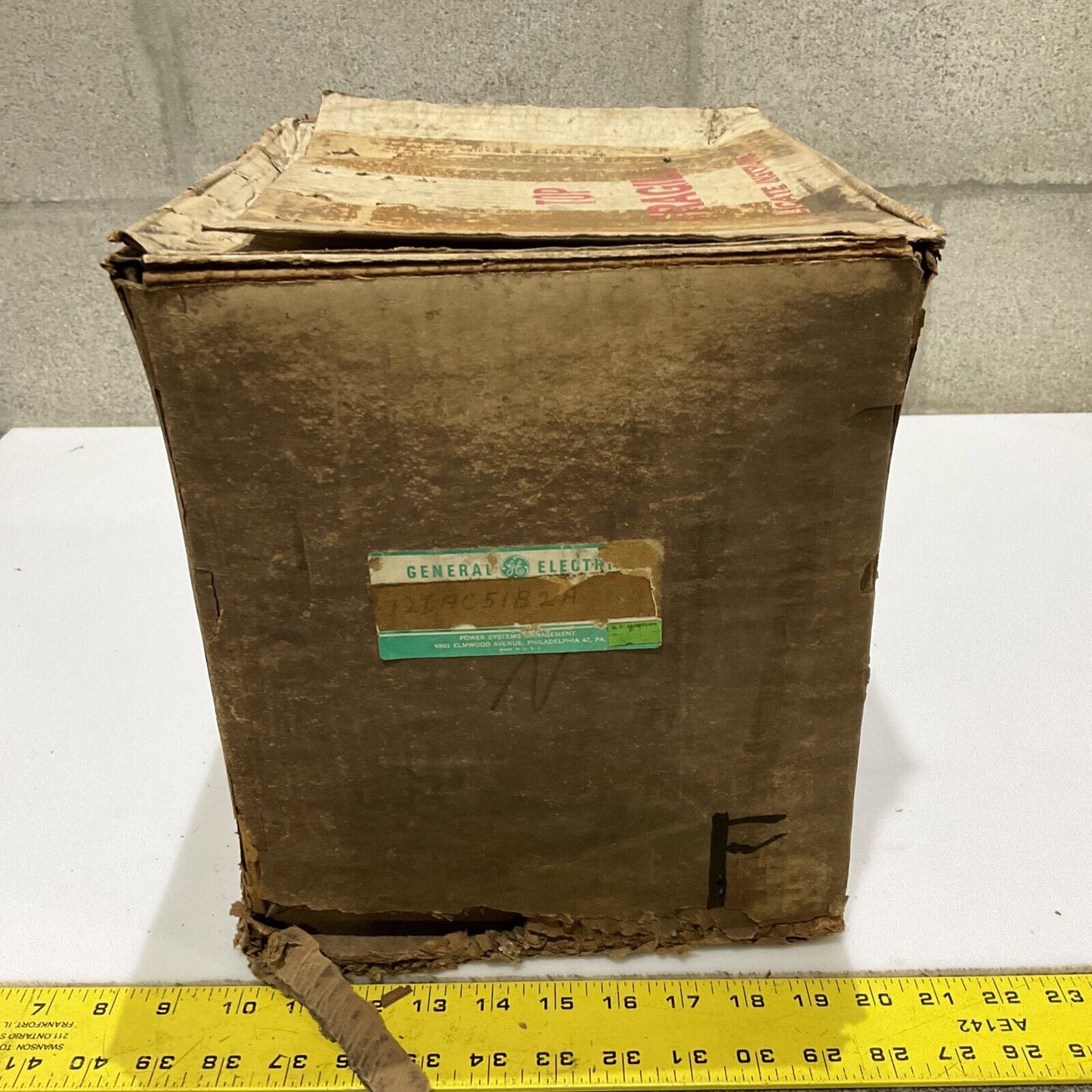 GENERAL ELECTRIC GE 12IAC51B2A TIME OVER CURRENT RELAY 678