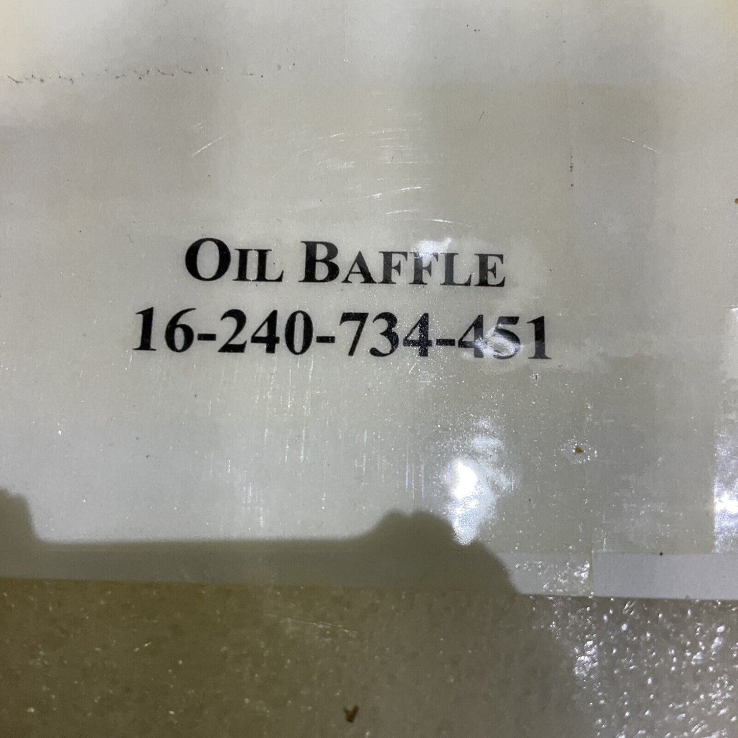 AC COMPRESSOR CORP 16-240-734-451-04 OIL BAFFLE 678