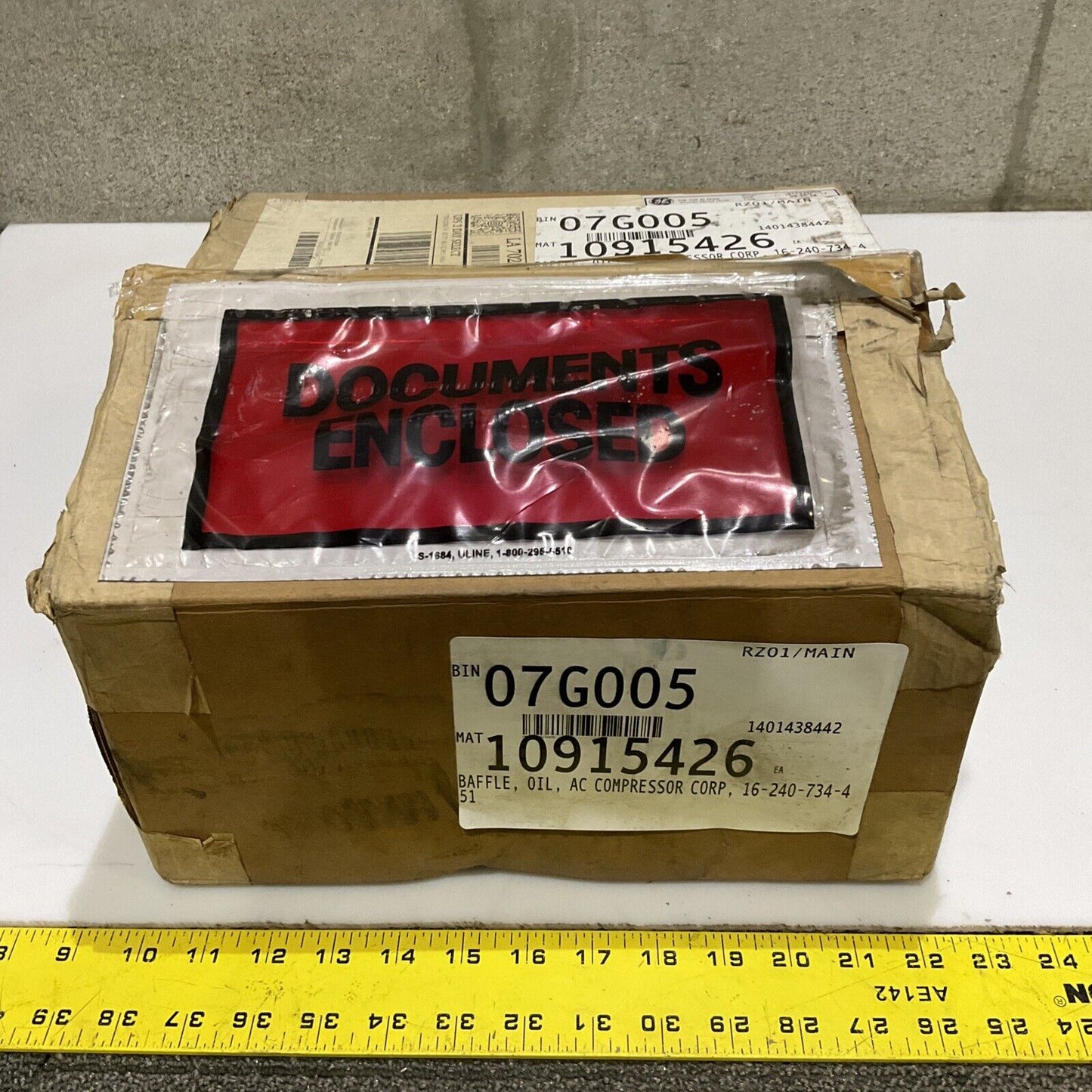 AC COMPRESSOR CORP 16-240-734-451-04 OIL BAFFLE 678