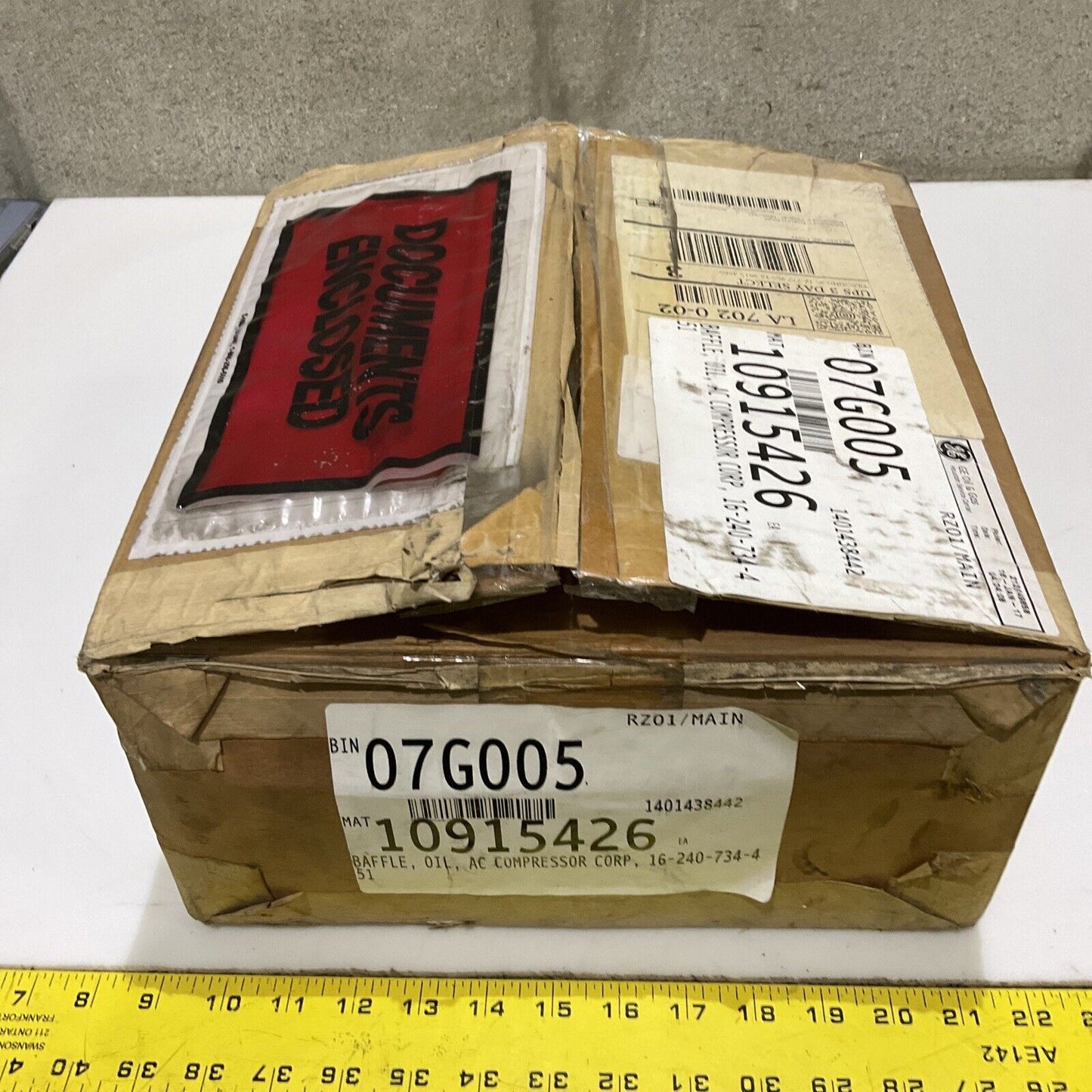 AC COMPRESSOR CORP 16-240-734-451-04 OIL BAFFLE 678