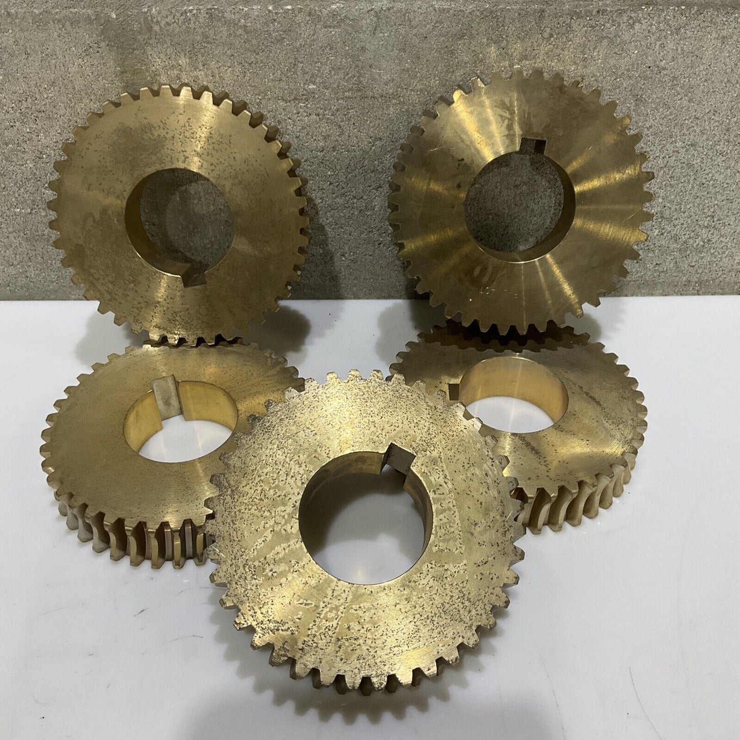COPE VULCAN 31327 GEAR WORM FOR ROTARY MAIN GEARBOX LOT OF 5 678