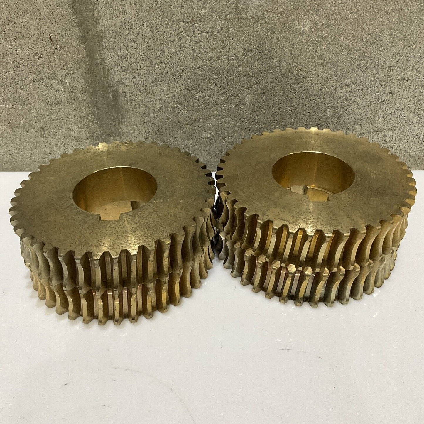 COPE VULCAN 31327 GEAR WORM FOR ROTARY MAIN GEARBOX LOT OF 5 678