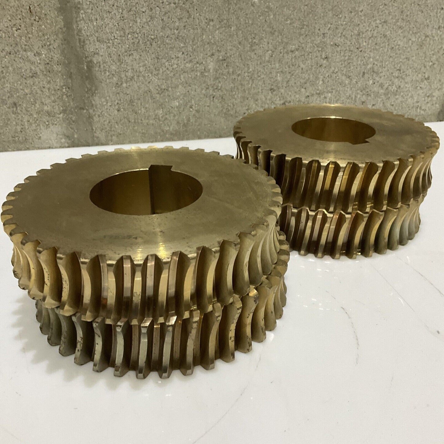 COPE VULCAN 31327 GEAR WORM FOR ROTARY MAIN GEARBOX LOT OF 5 678
