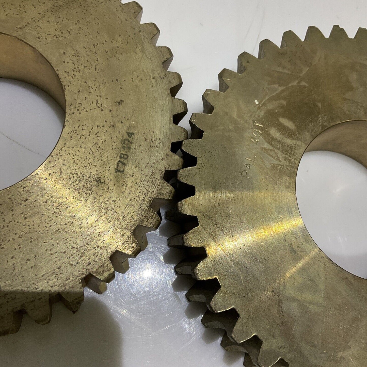 COPE VULCAN 31327 GEAR WORM FOR ROTARY MAIN GEARBOX LOT OF 5 678