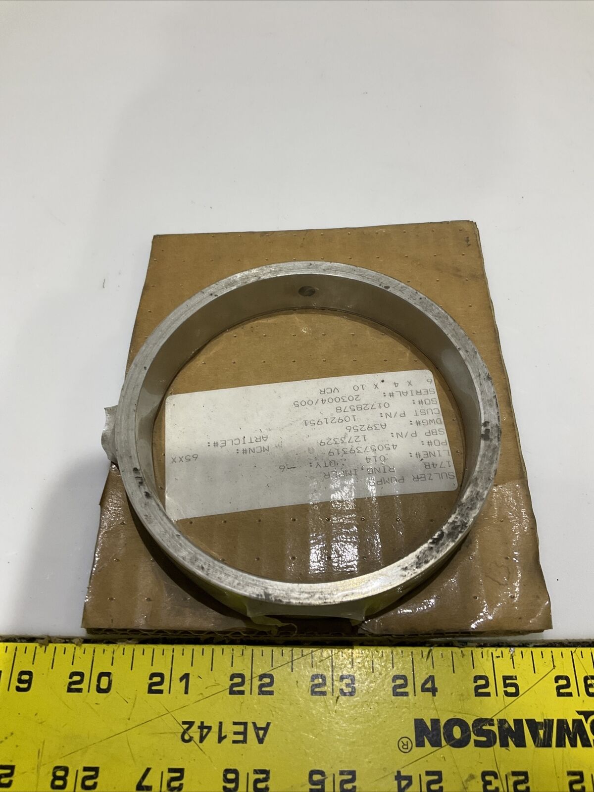 SULZER PUMPS 4505739319 174B IMPELLER RING 678