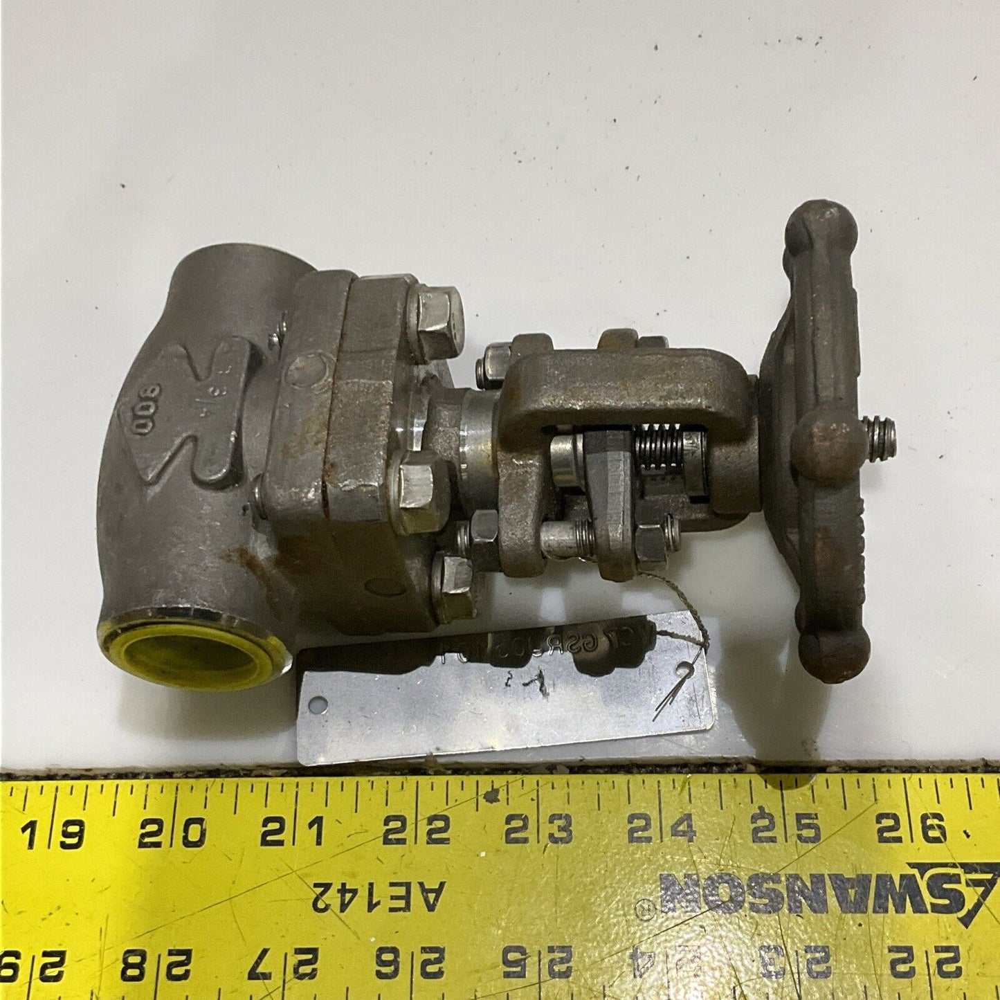 OMB AP1602 ASME B16.34 AP1624 GATE VALVE 3/4 IN 800 LB 678
