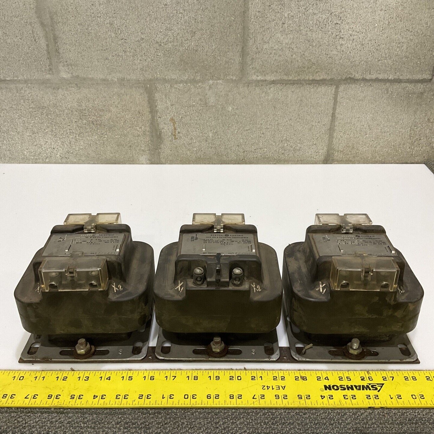 GENERAL ELECTRIC GE JVA-0 POTENTIAL TRANSFORMER 678 LOT OF 3