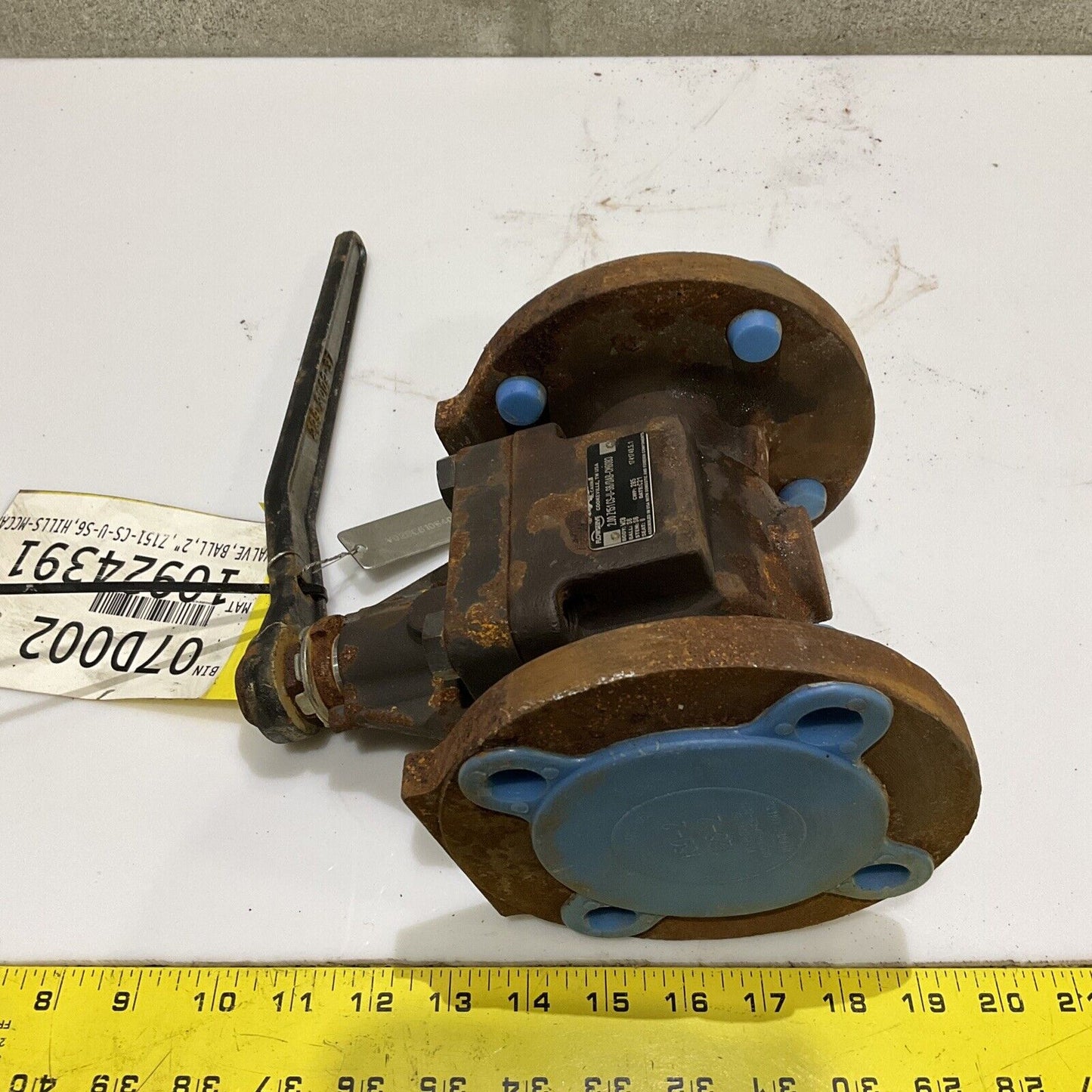 HILLS McCANNA Z151CS-U-S6/DAB-CM6083 BALL VALVE 678