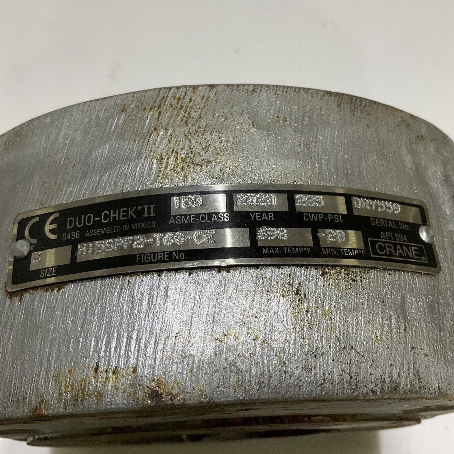 DUO-CHEK II 3H15SPF2-T60-CE CHECK VALVE 3IN 150 LB 678