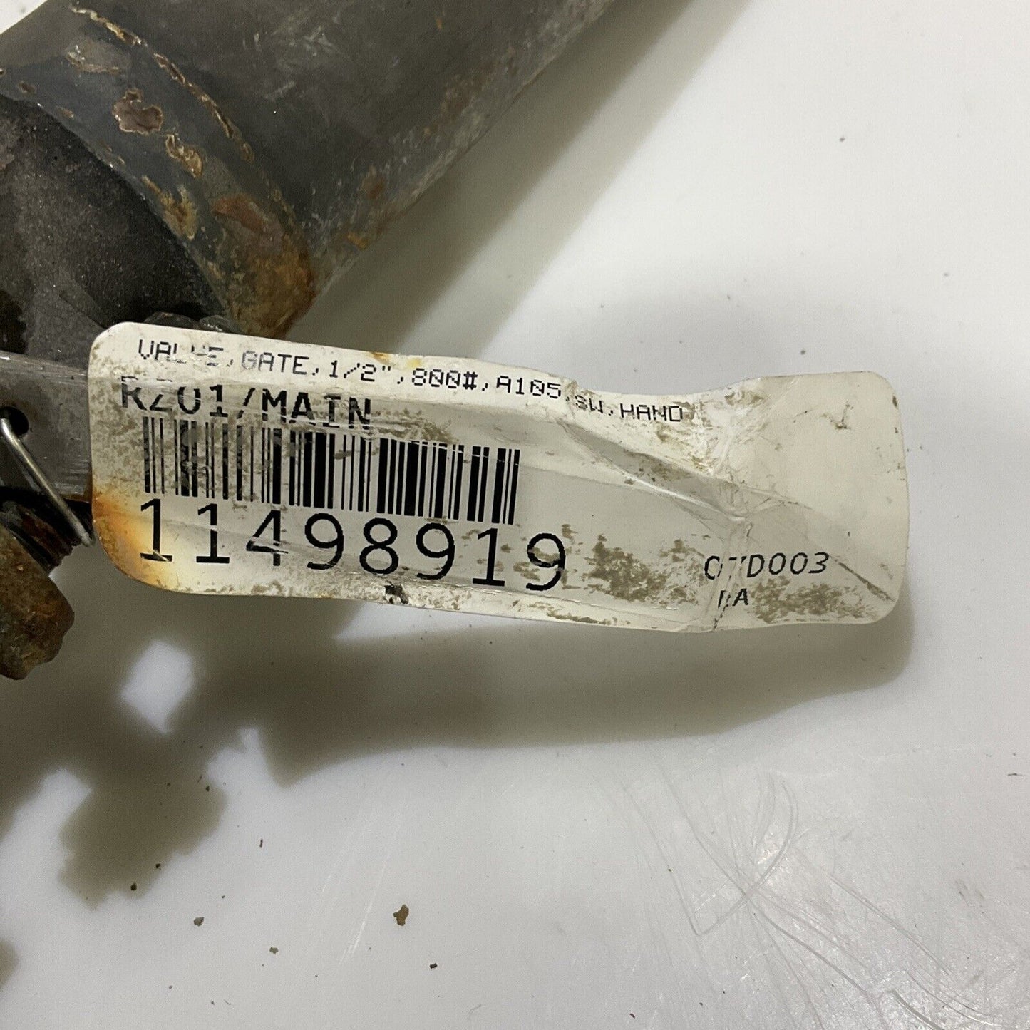 BONNEY FORGE A105 GATE VALVE DN15-1/2 IN 800 LB 678