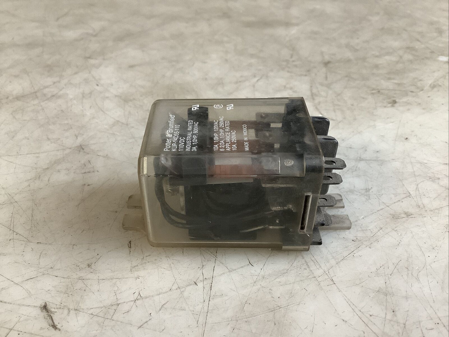 POTTER BRUMFIELD KUP-14D55-110 RELAY 110VDC 678
