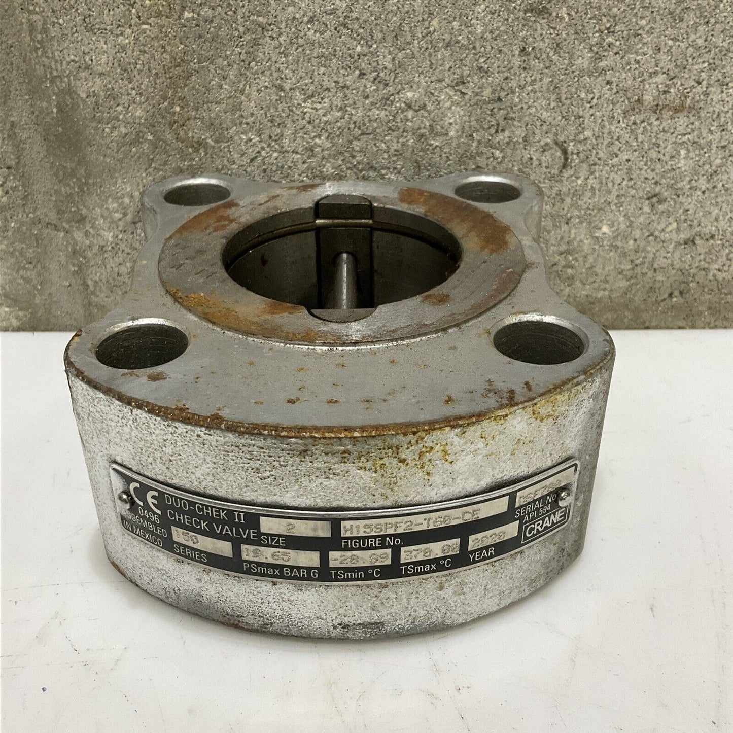 DUO-CHEK II 2H15SPF2-T60-CE CHECK VALVE 2 IN 678