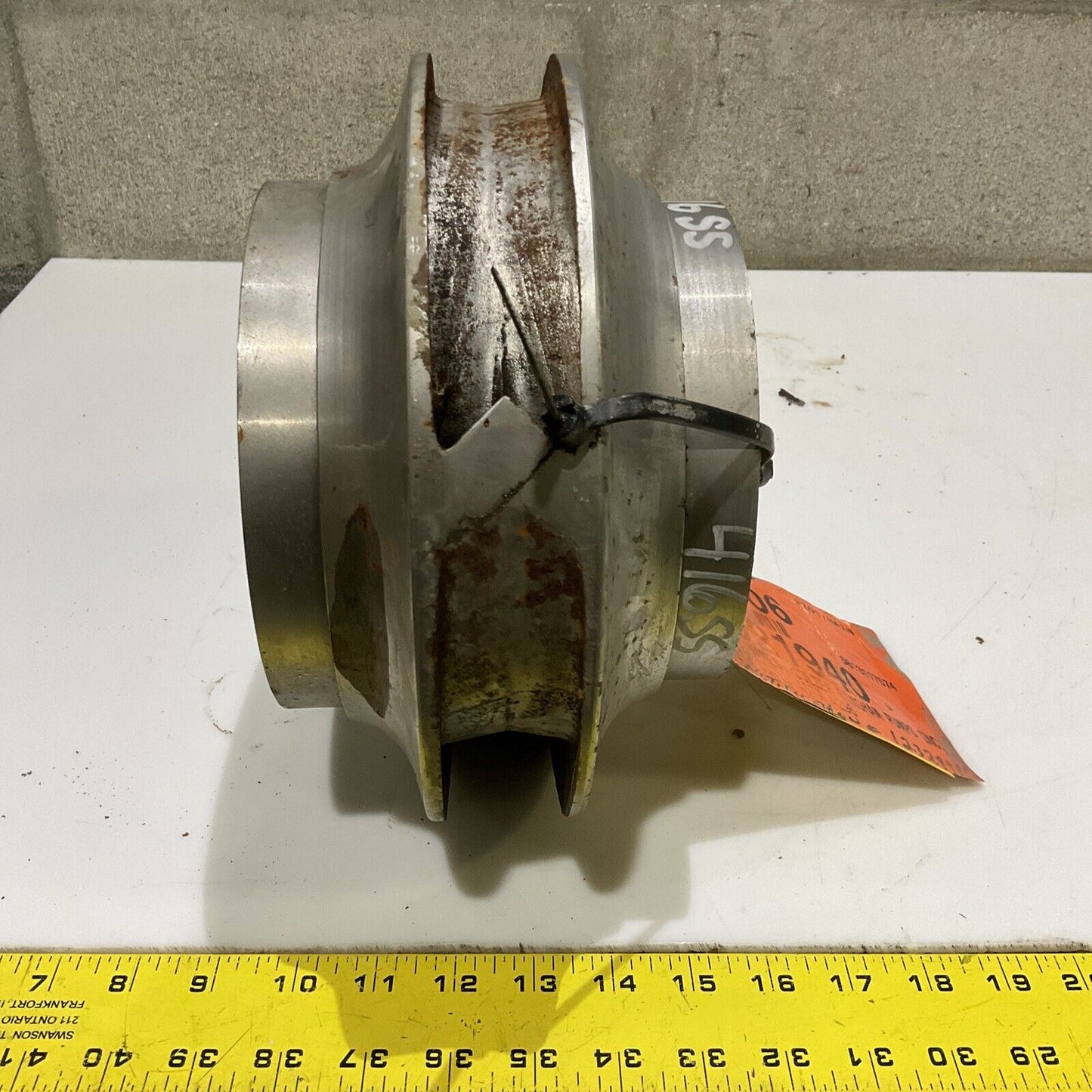 SULZER BINGHAM PUMP B-6557 ASTM A296 IMPELLER 3 VANE 678