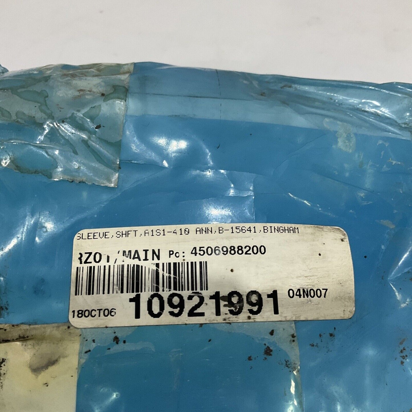 SULZER BINGHAM B-15641 A1S1-410 SLEEVE SHAFT 678