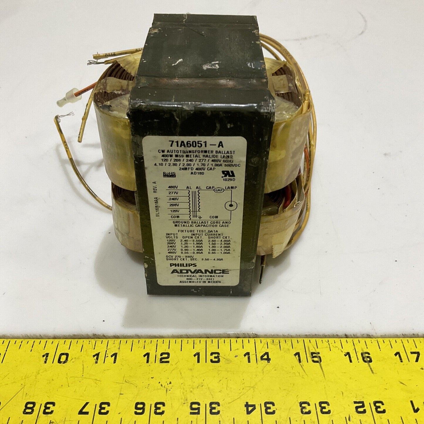 PHILIPS 71A6051-091D CORE & COIL BALLEST KIT 678