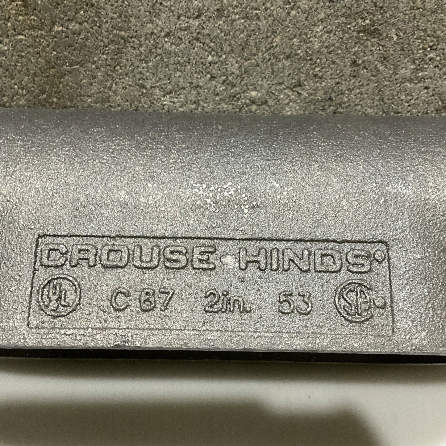 COOPER CROUSE HINDS C67 SA CONDULET CONDUIT OUTLET BODY 2 IN 678